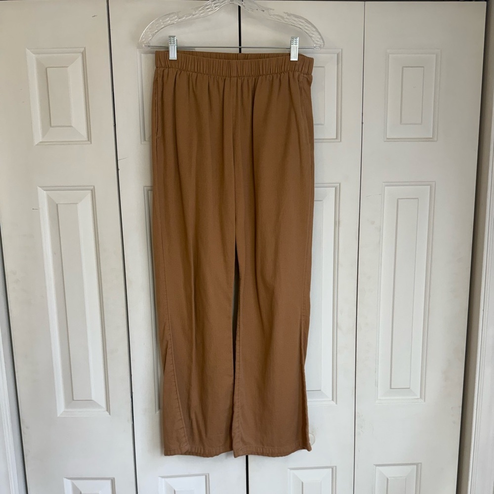 American Eagle Women’s 100% Cotton Brown Trouser Pants Size Medium